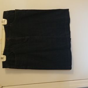 Eileen Fisher organic cotton denim skirt